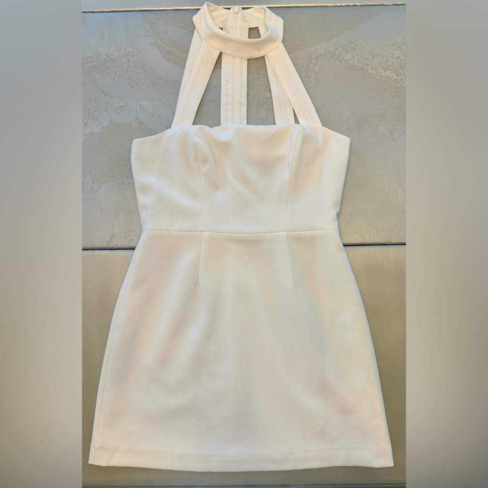 French Connection Strapless White Dress